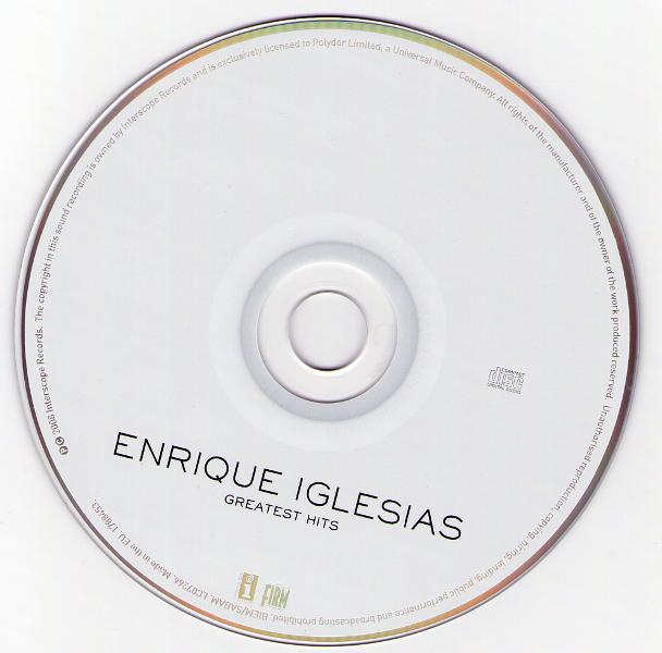 Enrique Iglesias  Greatest Hits (2008) : CD